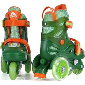 Apollo Kids My 1st Skates Adjustable - Pattini a rotelle regolabili per bambini, taglia 26 - 30, pattini a rotelle per ragazze e ragazzi, ideali per principianti, allenamento con doppio freno