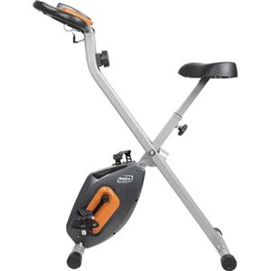 Bodyline Cyclette Bici da camera X-Bike Star pieghevole salvaspazio - regolatore di sforzo fino a 8 livelli - computer digitale multifunzionale - fitness a casa - Certificato Ce e EN957