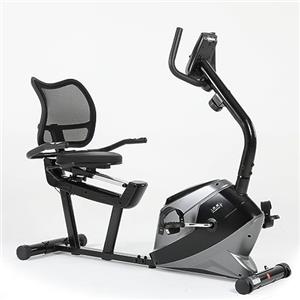 ISE Cyclette Magnetica Professionale - Resistenza Regolabile 8 Livelli, Display Touchscreen, Programmi Allenamento Personalizzati, Struttura Solida 100kg, per Home Gym