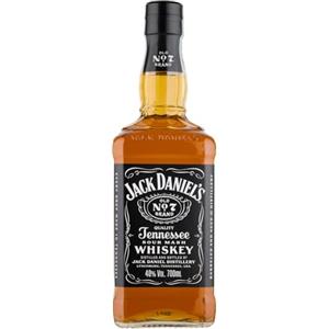 Jack Daniel's Jack Daniel's Old No.7 - Tennessee Whiskey Filtrato Al Carbone Lincoln County Process, Note Morbide Di Vaniglia, Caramello e Rovere Tostato, 40% Vol., Bottiglia In Vetro da 70 cl