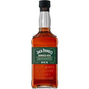 Jack Daniel's Bonded Rye Tennessee Whiskey - Whiskey Americano Premium, Gusto Intenso e Autentico, Sapore Fruttato, Invecchiato Tradizionalmente, 50% Vol., Bottiglia in Vetro da 70 cl