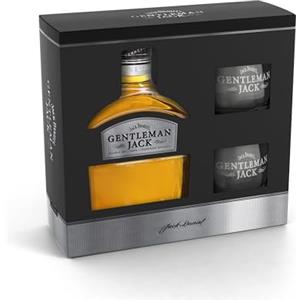 ‎Jack Daniel's Jack Daniel's Gentleman Jack 70cl Limited Edition 1 Bicchiere - Whiskey con doppio filtraggio, gusto bilanciato di quercia. 40% vol.