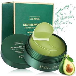 LOPHE Patch Occhi, 60 Pezzi Eye Patch Maschera Occhiaie e Borse, Collagene Patches Occhi per Rimuovi Puffiness, Idrata Anti-Età(Verde)