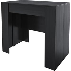 Bricozone Clarissa Plus Tavolo Consolle Allungabile Fino A 3 Metri Tavolo 14 Posti Salvaspazio Multiposizione Design Moderno Ed Elegante Consolle Casa E Ufficio 78x51x90 cm Colore Nero