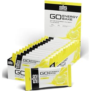 Science In Sport Sis Science in Sport GO Barretta energetica Energy Bakes 50g confezione da 12pz. Limone - Gustosa barretta con 30g di carboidrati, Ricarica il tuo power training