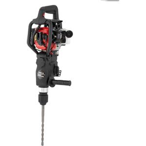 DGJMuu Martello demolitore a benzina 32,6 CC a 2 tempi, per calcestruzzo, 5000 rpm, con 3 punte per trapano, 1 scalpello a punta e scalpello a punta