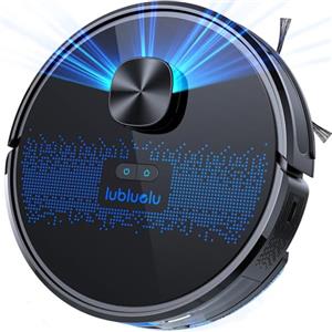 Lubluelu 4500Pa Robot Aspirapolvere Lavapavimenti con Mappatura a 5 Piani, Robot Vacuum Mop 3 in 1, LiDAR Laser 9.0, Aspirapolvere Robot Silenzioso per Pulizia Domestica, WiFi/APP/Alex Control (SL60D)