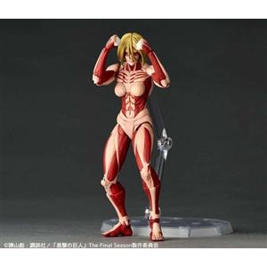 Kaiyodo Amazing Yamaguchi: Action Figure Femminile Titan di Attack on Titan - Alta Articolazione e Proporzioni Robuste