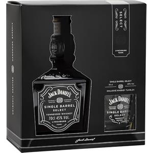 ‎Jack Daniel's Jack Daniel's Single Barrel Select 70cl Limited Edition 1 Bicchiere - Whiskey speziato invecchiato in botti di rovere. 45% vol.