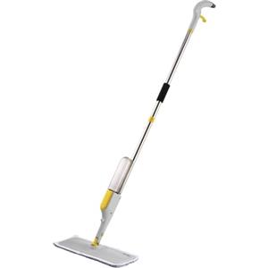 Apex Sistema Lavapavimenti Spray Mop con Panno 40cm in Microfibra, Serbatoio, Testa Snodata, Pulizia Senza Secchio