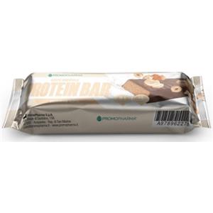 Promopharma Protein Bar Nocciola 45g - Barretta Proteica con 18g di Proteine e Solo 1g di Zuccheri