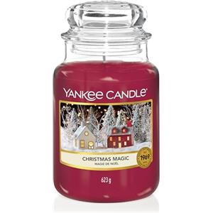 Yankee Candle Candela profumata in giara grande | Magia natalizia | Durata Fino a 150 Ore | Regali perfetti per le donne