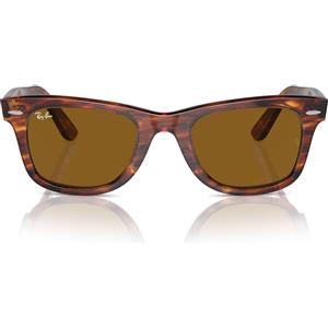 Ray-Ban Occhiali da Sole RB2140 954 Wayfarer Marrone/Marrone Unisex