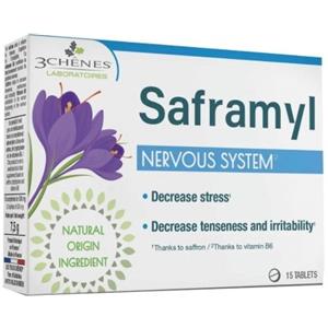 Dott. C. Cagnola Saframyl - Integratore Alimentare con Zafferano, L-Triptofano e Vitamina B6 per il Benessere dell'Umore e la Riduzione dello Stress - 15 Compresse