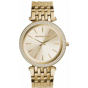 Michael Kors Darci con cinturino in acciaio inossidabile color oro per orologio da donna MK3191