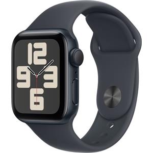 Apple Watch SE GPS 40mm Cassa Alluminio Mezzanotte con Mezzanotte Sport Band - S