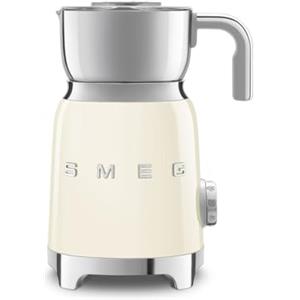Smeg, Montalatte Multifunzione MFF11CREU, con Sistema ad Induzione, 6 Programmi Preimpostati, Una funzione Manuale, Caraffa Removibile da 600 ml, Tappo Misuratore, Avvolgicavo Integrato, 500W, Crema