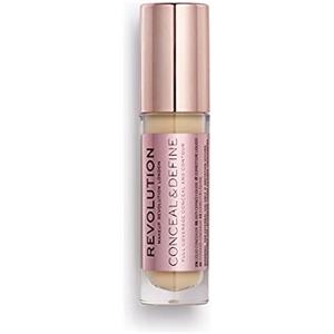 Revolution Beauty London Revolution Conceal & Define Concealer, Correttore per Makeup Viso Leggero, Copertura Totale a Lunga Durata, C8.5, 4g