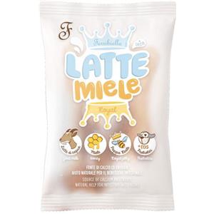 Ferribiella Snack per Cani Lattemiele Medium - 270g, a forma di osso, naturale e senza carne