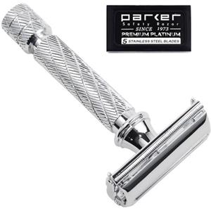 Parker Safety Razor Parker rasoio di sicurezza 87R manico corto apertura a farfalla