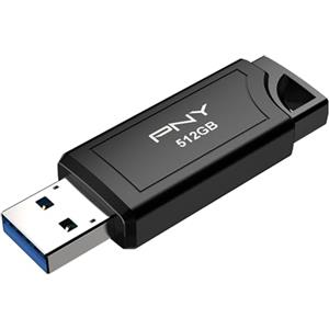 PNY 512GB USB PRO Elite V3 USB 3.2 Gen 2, fino a 1000 MB/s in lettura, 800 MB/s in scrittura, prestazioni estreme per archiviazione e trasferimento di dati, design metallo premium, connettore tipo A