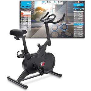 YM SPINN BIKE 1500 Bicicletta Cyclette Da Casa, Bluetooth, APP Kinomap, Zwift, Bitgym, Fithome, Supporto Smartphone e Tablet, Sella Regolabile, Regolazione Tensione, Compatta, Altezza max utente 170cm