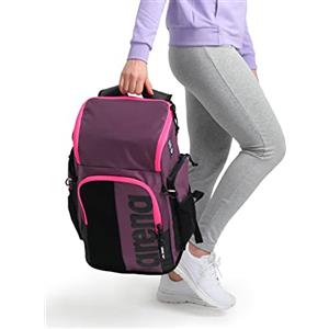 ARENA Spiky III Backpack 45 Zaino Sportivo da Piscina, Mare, Palestra e Tempo Libero, Borsa da Viaggio in Tessuto Idrorepellente con Spallacci Imbottiti, Zaino Scuola, 45 Litri