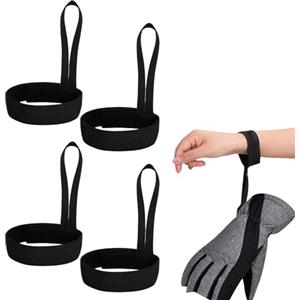 Butyeak Cinghie per Guanti da Sci, Regolabili Cinghie da Polso, Guanti da Sci Guinzaglio, Guinzaglio in Nylon, Manette Guinzaglio per Snowboard, Lacci per Guanti da Sci, Polsiere Snowboard, Accessori da Sci