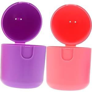 DINHEAROM Scatola per Coppette Mestruali 2 Pezzi Portatile Conservazione Compatto per e Ciclo Mestruale