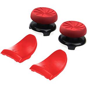 ANDERK Gommini Joystick PS4 Custodia per Impugnatura in Silicone Arancione con Impugnatura, Red