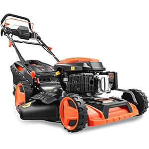 Fuxtec Tagliaerba a benzina con avviamento elettrico e trazione regolabile FX-RM5196eS-PRO FUXTEC tosaerba a scoppio semovente e mulching