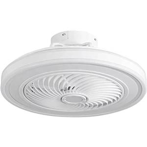 BEL AIR HOME - Ventilatore da soffitto a LED, serie Vinci, 3000 K - 4000 K - 6500 K, con telecomando e controllo tramite App (bianco)