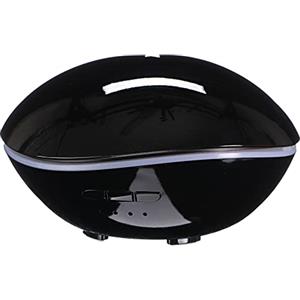 SIXTOL Stone Aroma Diffusore nero lucido 500 ml | Umidificatore ad ultrasuoni | Per umidificare e profumare casa, camera da letto, ufficio, aromaterapia, per oli essenziali