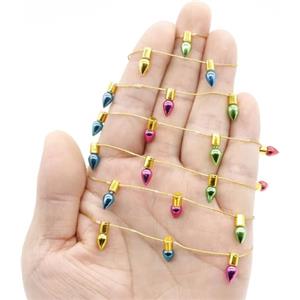 LUYANFX Accessori Casa Bambole Miniatura, 100cm Luci Natale La Casa Delle Bambole Luci Fatate per la Casa Delle Bamboles Mobili, Porta Elfo, Mini Albero di Natale, Decorazione del Giardino in Miniatura (B)