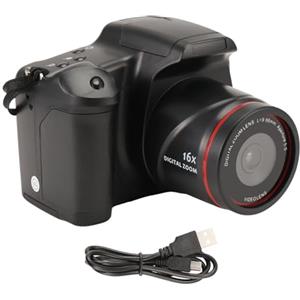 Steowsey Fotocamera digitale Vlog Fotografia 16X Zoom Digitale 720P HD SLR Fotocamera Anti-Shake Fotocamere per Live Stream