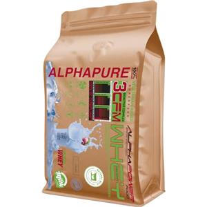 ALPHAPOWER FOOD CFM Whey isolate 2kg, Proteine del siero del latte in polvere, identiche a quelle naturali, senza dolcificanti, aromi e zucchero * Preferibilmente da animali nutriti al pascolo