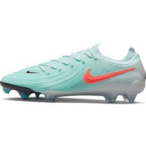 Nike Scarpa da Calcio a Taglio Basso FG Phantom GX 2 Elite, Uomo, Mint/Atomic Red-off Noir, 45 EU