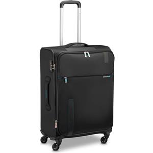 Roncato Speed Trolley Medio Espandibile - 4 Ruote, 67 Cm, 74 Litri, Nero