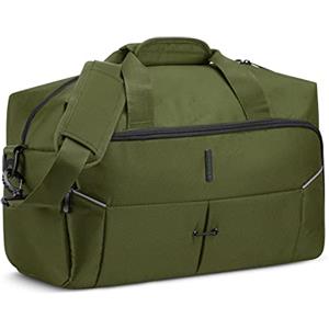 RONCATO Borsone Cabina IRONIK 2.0 - Borsa da Viaggio 20L con Tracolla, Leggera e Resistente - Verde Militare
