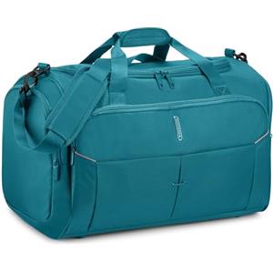 RONCATO Borsone IRONIK 2.0 - Borsa da Viaggio 50L con Tracolla, Leggera e Resistente - Turchese