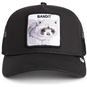 Goorin Bros. Bandit Trucker Cappellino da baseball, cappellino da baseball, da donna/uomo/uomo/Snapback - Snapback, con ombrellone, primavera-estate, autunno/inverno, Nero , Taglia unica