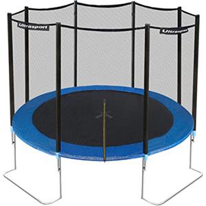 Ultrasport Giardino, Sporting_Goods Unisex-Bambini, Blu, Trampolino-Ø 305 cm