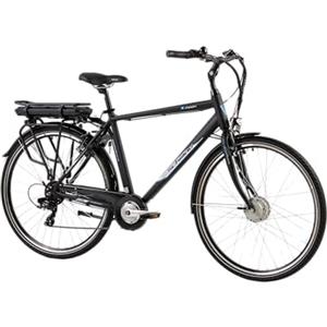 F.lli Schiano E-Moon, Bici Elettrica da Città 28 Inches per Adulti, 36V 13Ah Batteria Rimovibile, Motore 250W 40Nm, City Ebike, Nera
