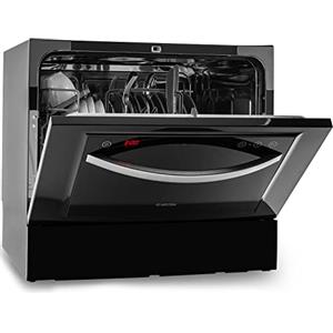 Klarstein Amazonia 6 Luminance lavastoviglie da tavolo classe A+ (1380 Watt, 6 coperti, 6 programmi) - nero