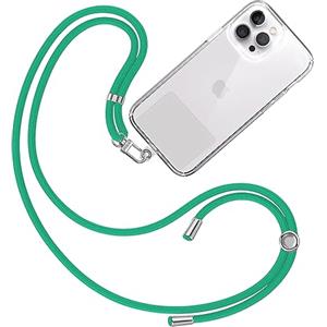 TBOC Cordino Catenella Laccio Strap Porta Cover [Verde] per Telefono Cellulare da Collo - Tracolla Catenina con Cordini da Phone Cellulari Telefoni Accessori Universale Laccetti Donna Uomo