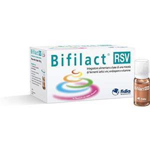 Fidia Farmaceutici Bifilact Rsv Integratore Alimentare a Base di Fermenti Lattici Vivi - 14 Flaconcini