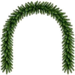 Frankystar Kiss Me - Festone Natalizio Ghirlanda 500 cm in PVC Verde