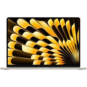 Apple Portatile MacBook Air 15'' con chip M4 (2025): progettato per Apple Intelligence, display Liquid Retina da 15,3'', 16GB di memoria unificata, 256GB di archiviazione SSD, Touch ID; Galassia