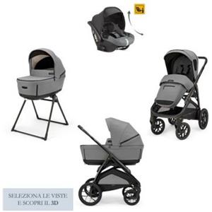 Inglesina Trio System Quattro Aptica Xt Darwin Recliner Canyon Grey 2025 di Inglesina