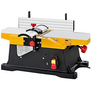 SalmophC Pialla da banco a Spessore, pialla elettrica Portatile per falegnameria 12000R / Min Pialla per Legno da Tavolo per Spessore di Taglio del Legno